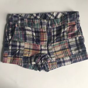 Crewcuts Girls Frankie Madras Plaid Shorts 8